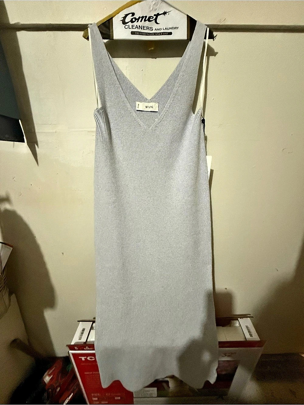 WVN light blue Sleeveless Maxi Dress